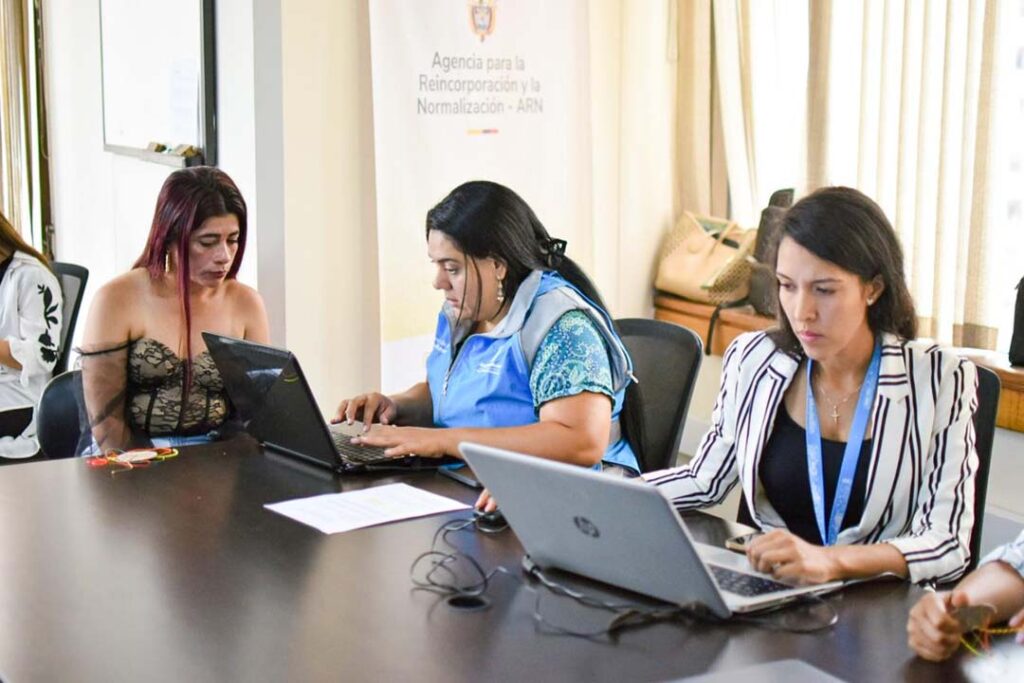 Imagen de un punto de atención a víctimas del conflicto armado