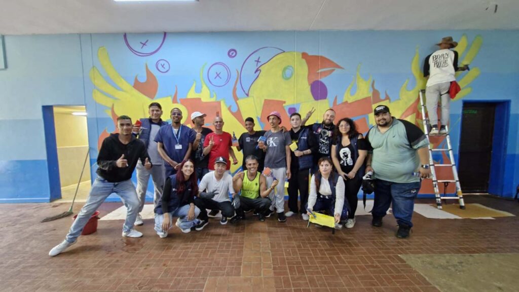 Imagen ex habitantes de calle ahora pintores 3