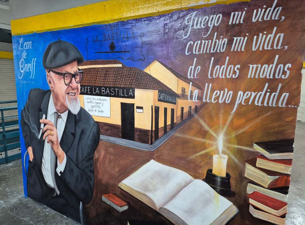 Imagen mural de LEÓN