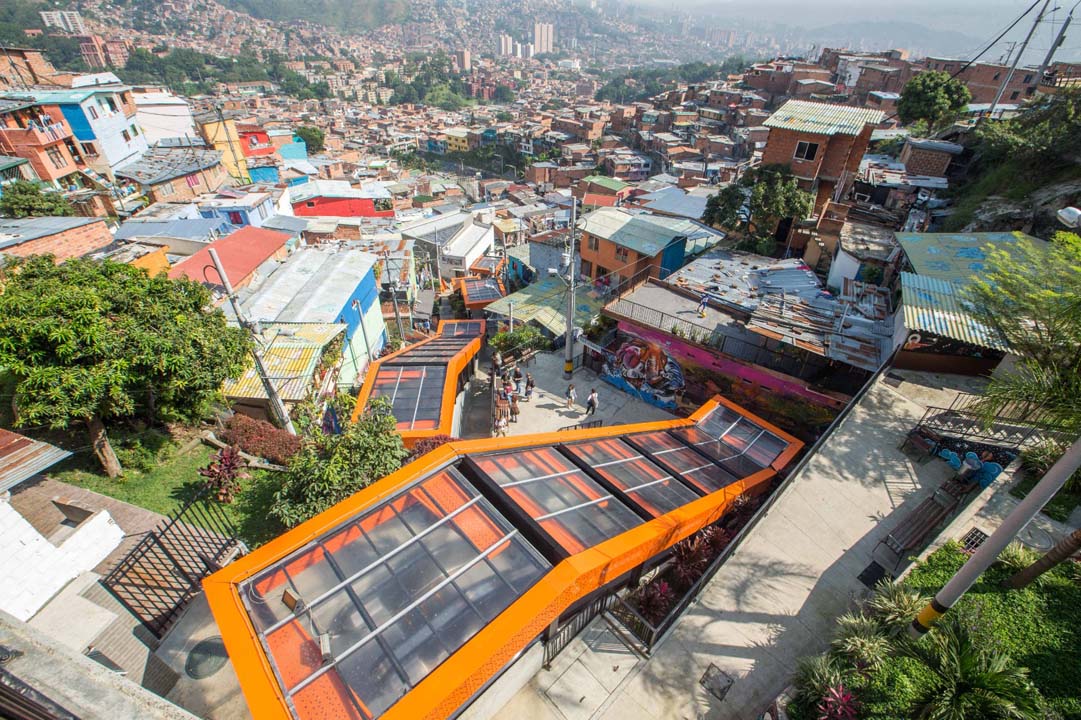 Imagen panorámica comuna 13