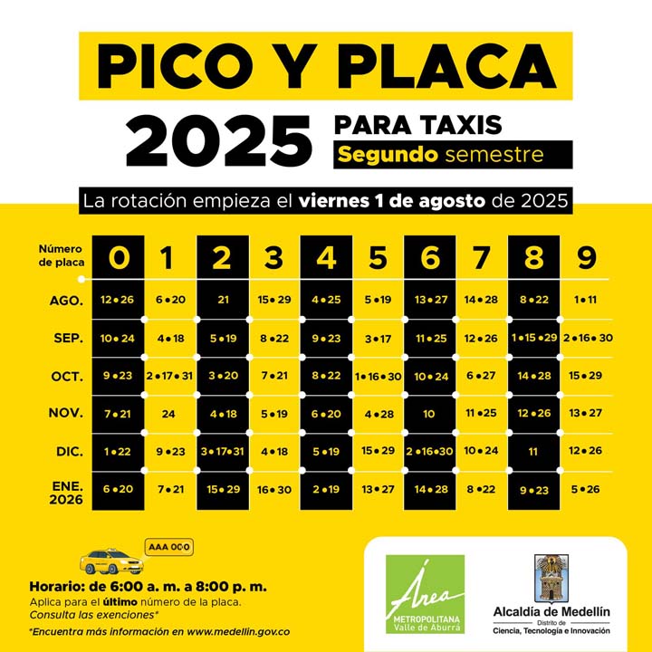 Imagen Pico y Placa Taxis