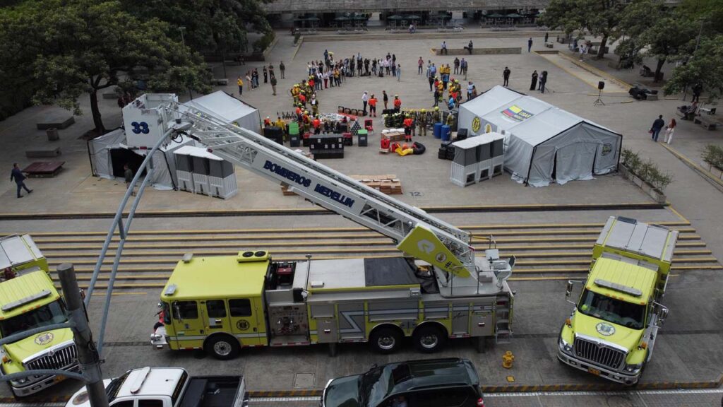 Imagen camiones de bomberos