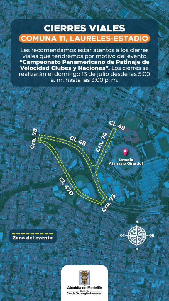 Imagen cierres viales