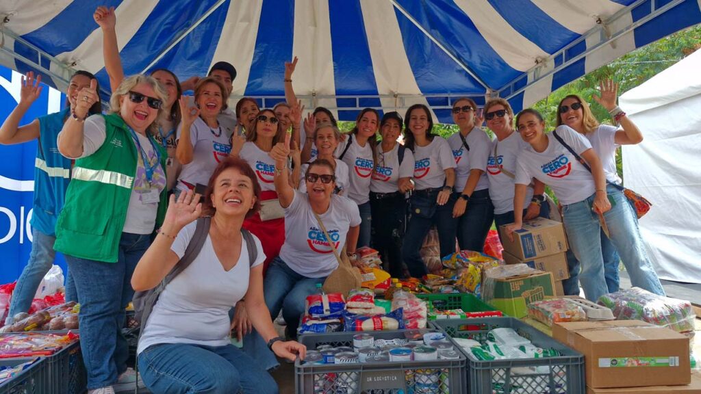 Imagen de colaboradores cero hambre Global Mayor