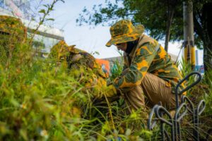 Imagen jardinero Tacita de plata