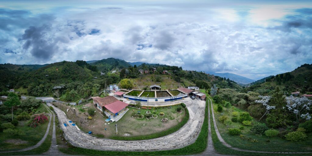 Imagen panorámica pozo