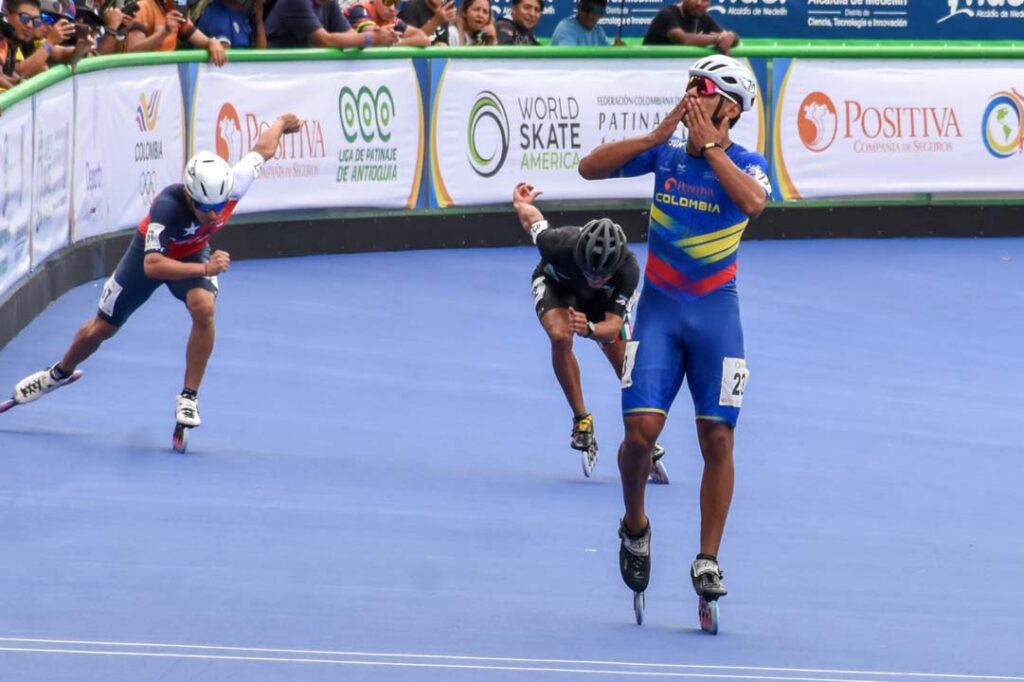 Imagen patinador ganador Colombia