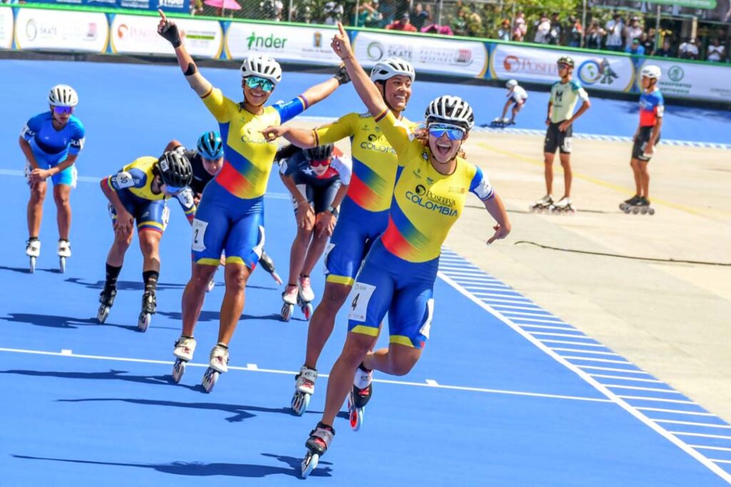 Imagen selección Colombia de patinaje