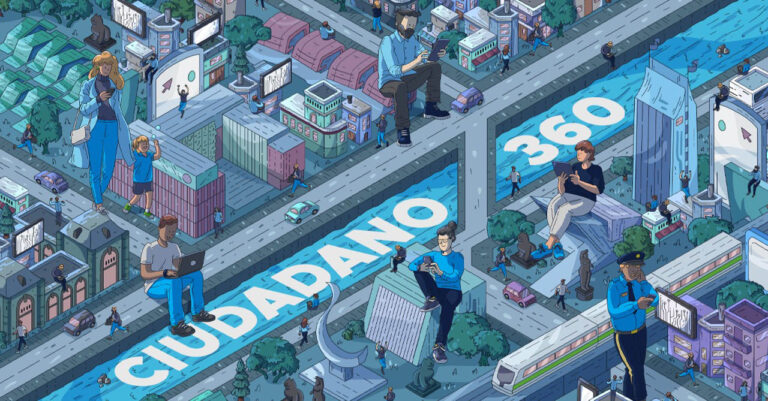 Diseño que hace alusión a Ciudadano 360