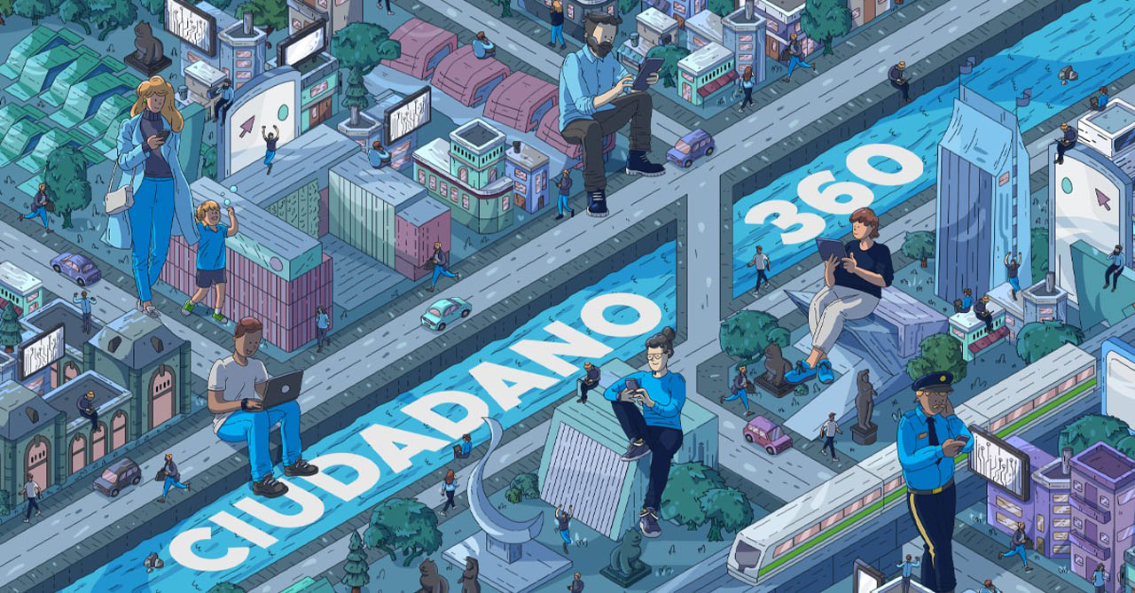 Diseño que hace alusión a Ciudadano 360