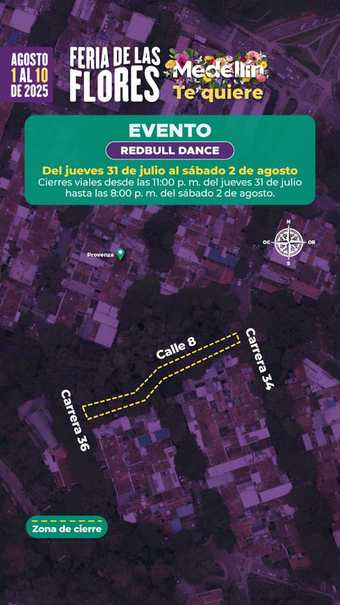 Imagen cierres viales feria flores 2025 (1)