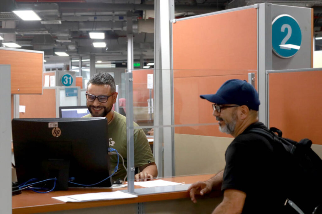 Imagen de taquilla de atención al ciudadano