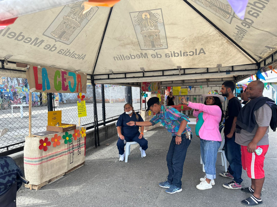 Imagen habitantes de calle celebraron la feria (1)