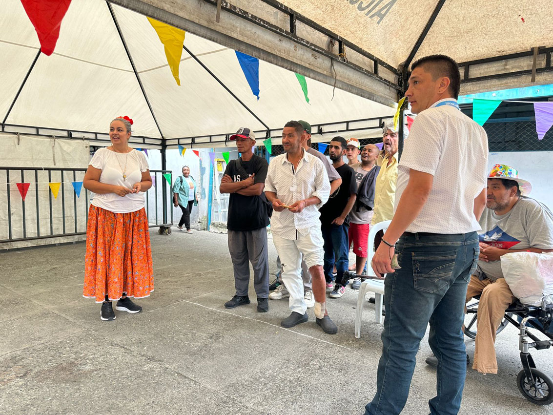 Imagen habitantes de calle celebraron la feria (2)