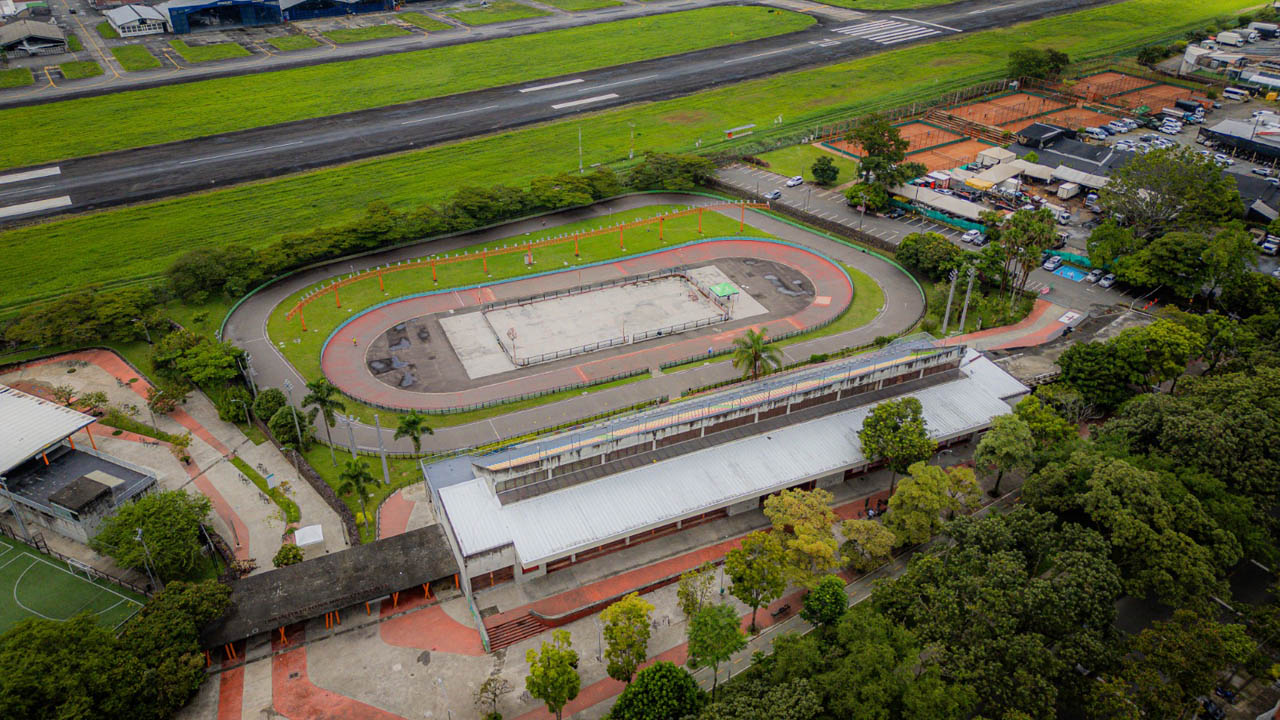 Imagen panorámica del Parque Juan Pablo II