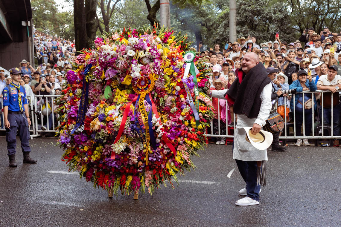 Imagen silletero ganador Desfile de Silleteros de la Feria de las Flores