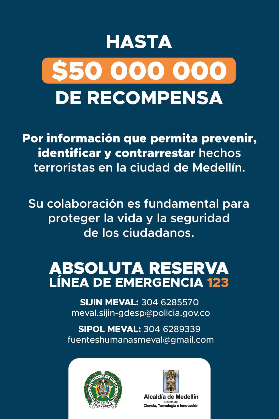 Imagen de afiche de recompensa