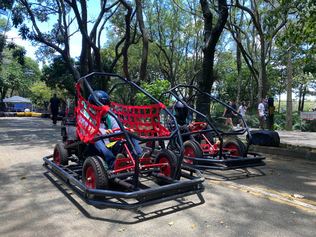 Imagen de buggies en el Parque Norte