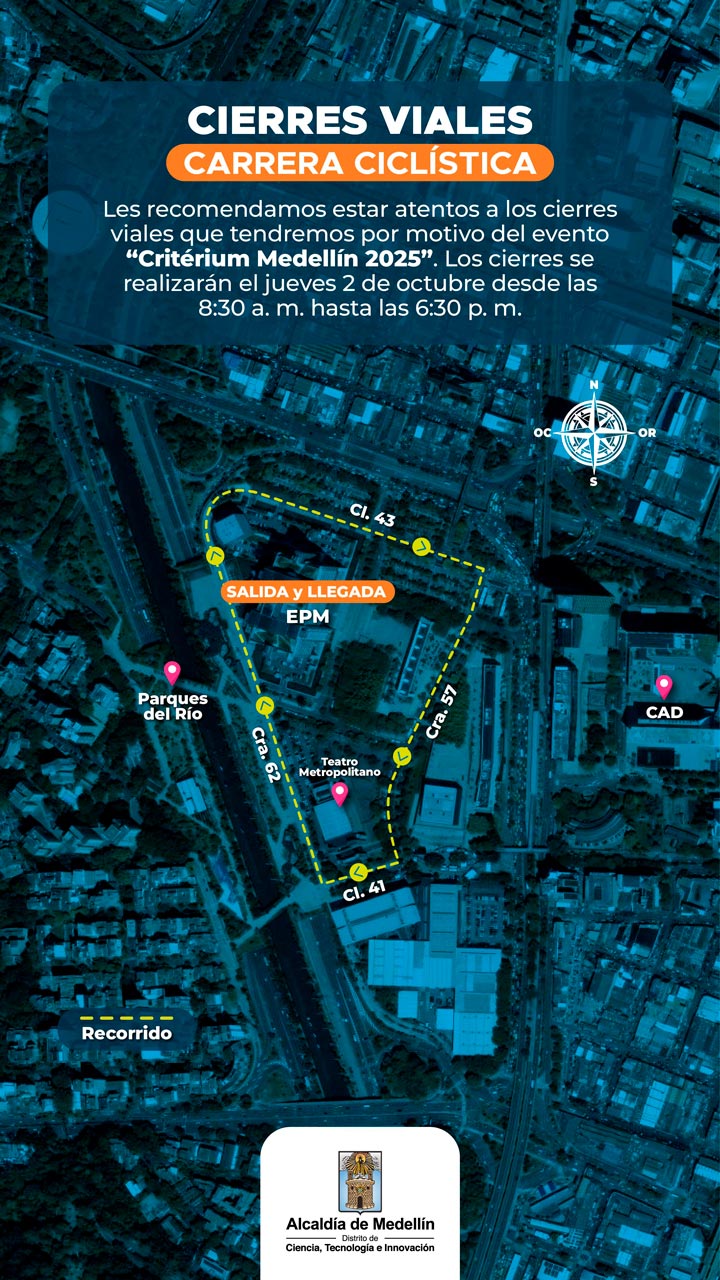 Imagen de cierres viales