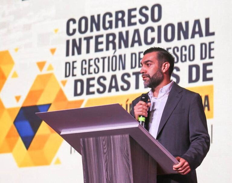 Imagen de ponente en evento