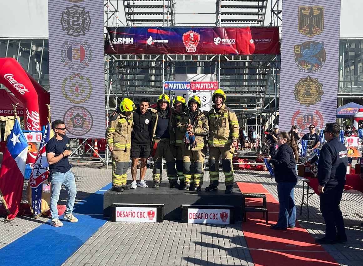 Imagen Medellín primeros puestos en Desafío Internacional de Bomberos en Chile (3)