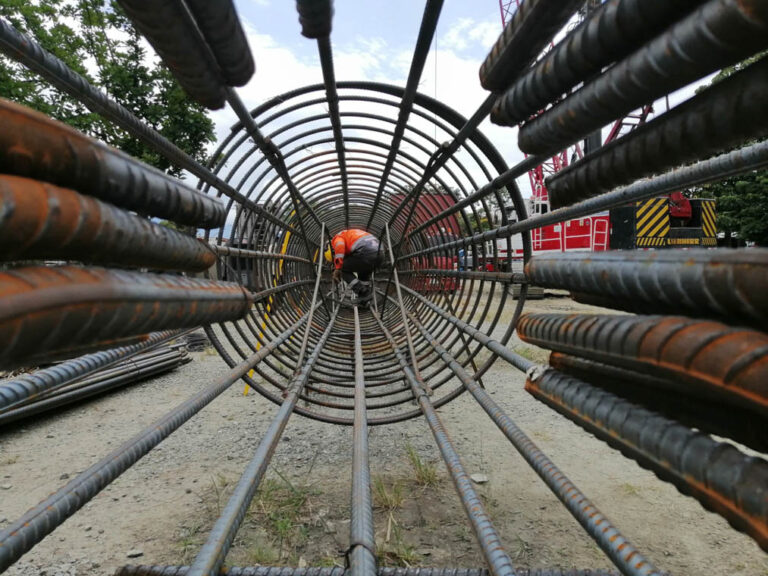 Imagen de construcción de una estructura