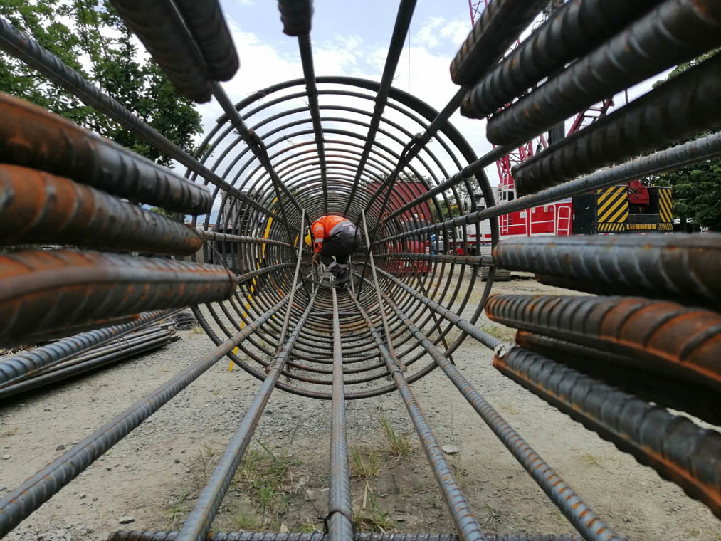 Imagen de construcción de una estructura