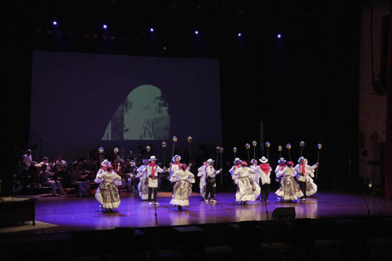 Imagen de danzas en tarima