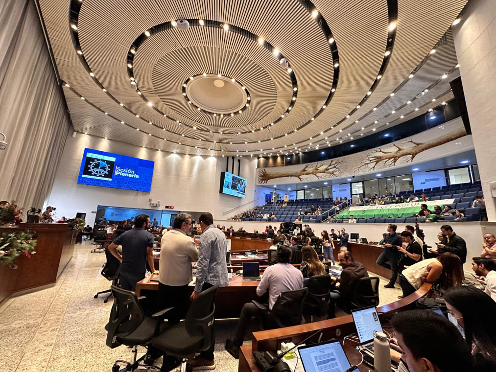 Imagen del recinto del Concejo de Medellín