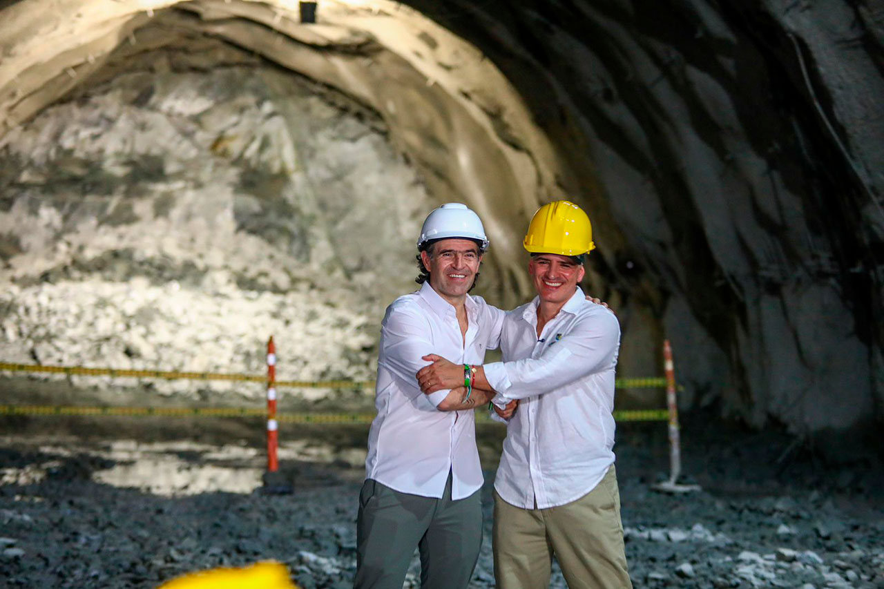 Tramo 2 de las obras de la Nueva Vía al Mar Gonzalo Mejía Trujillo