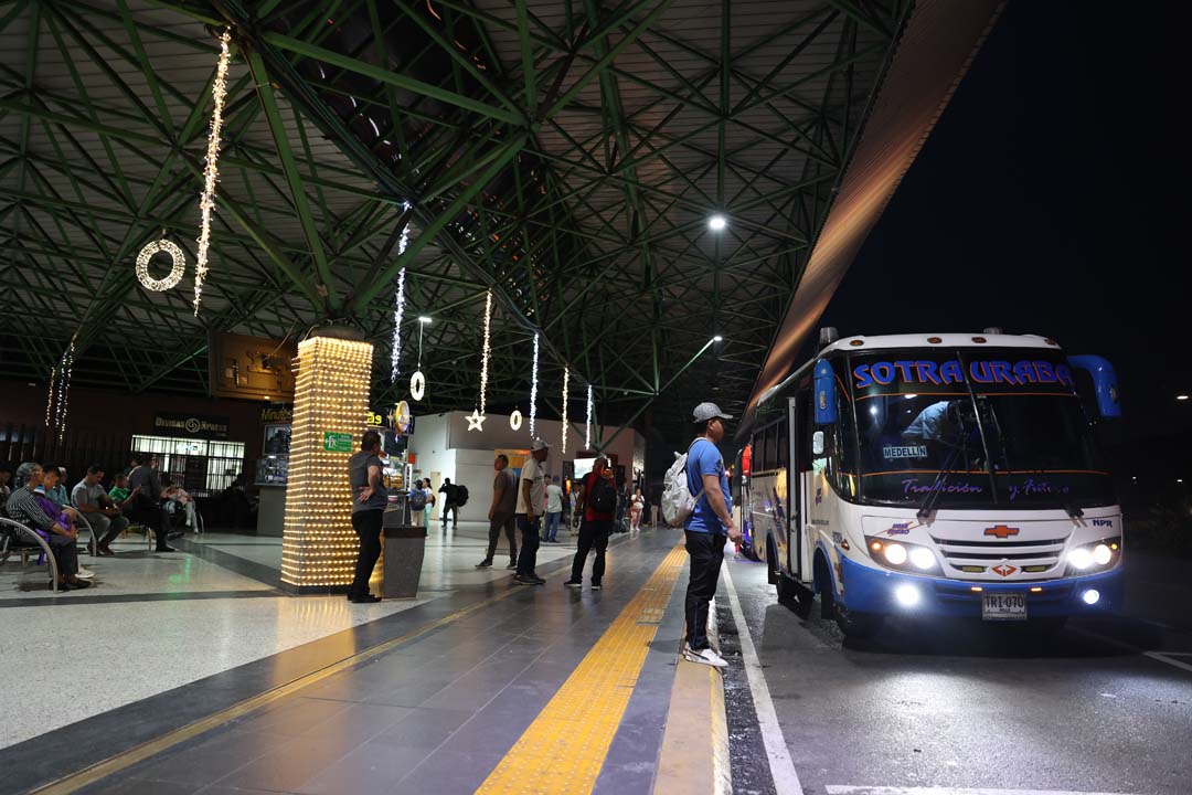 Imagen de terminal en Navidad