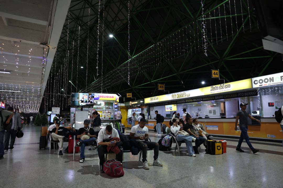 Imagen de terminal en Navidad