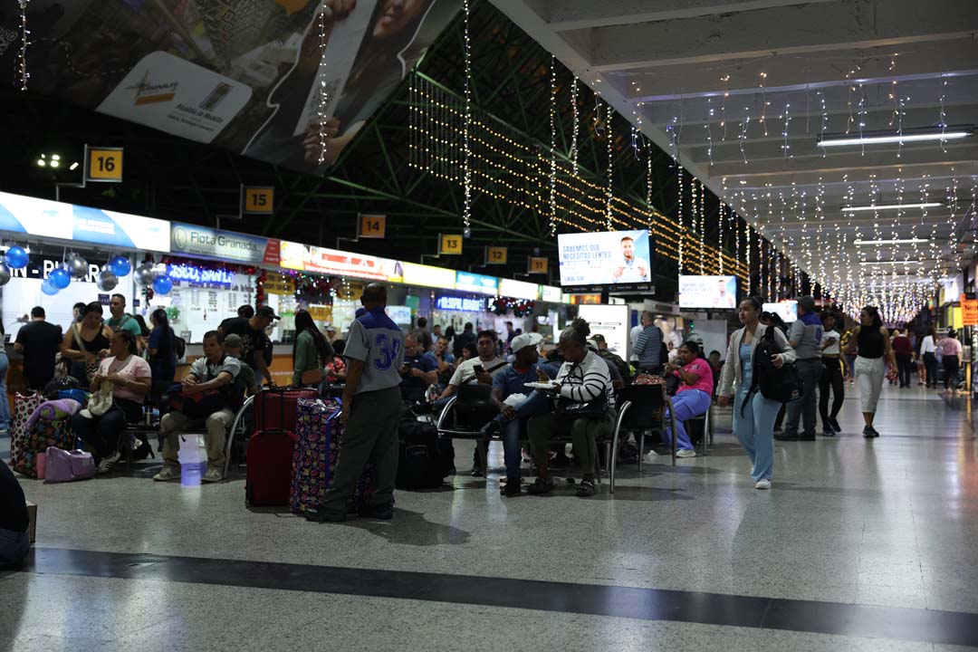 Imagen de terminal en Navidad