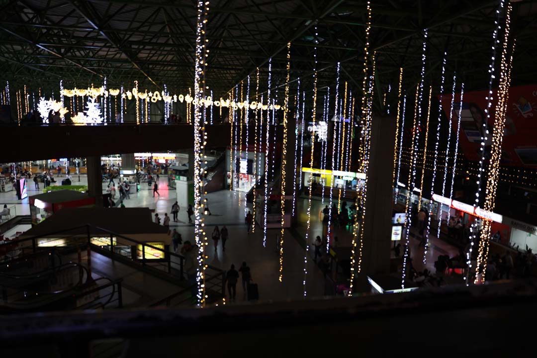 Imagen de terminal en Navidad