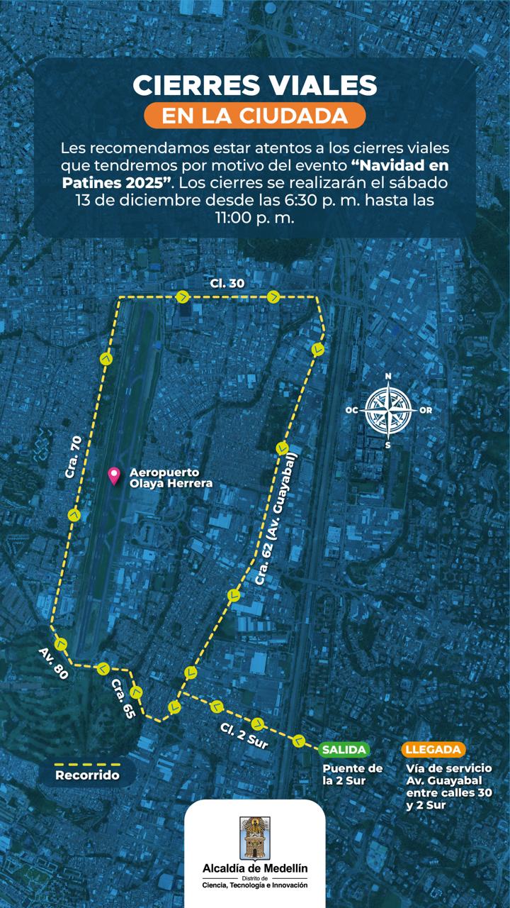 Imagen de cierres viales