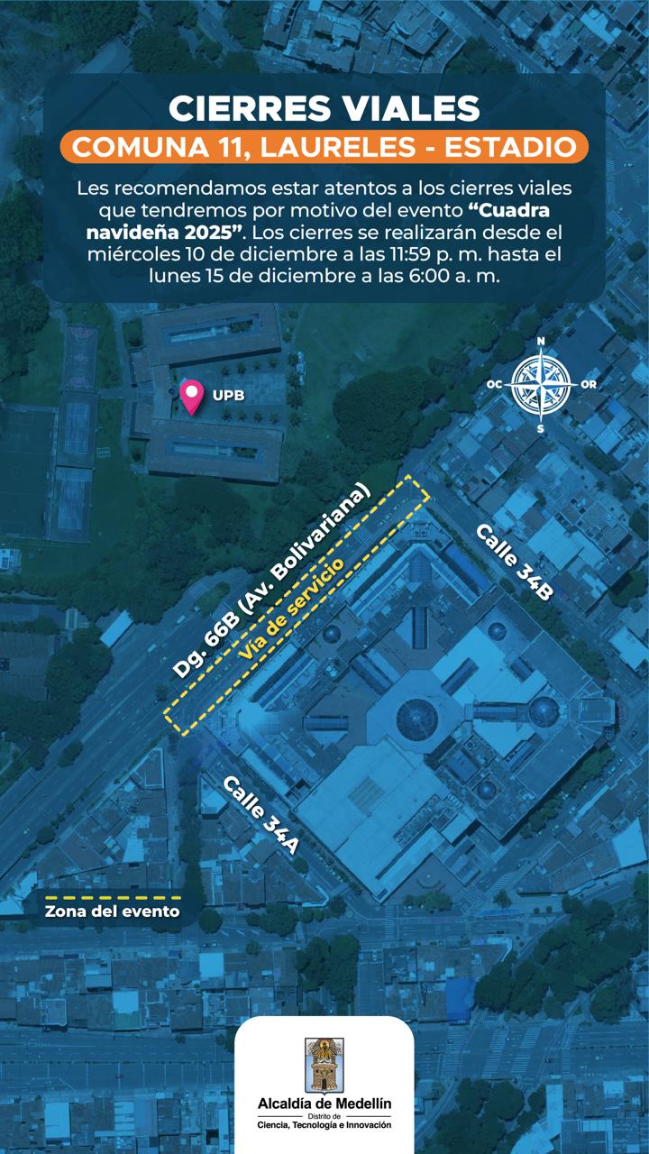 Imagen de cierres viales