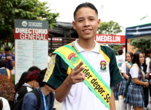 Imagen de joven líder deportivo