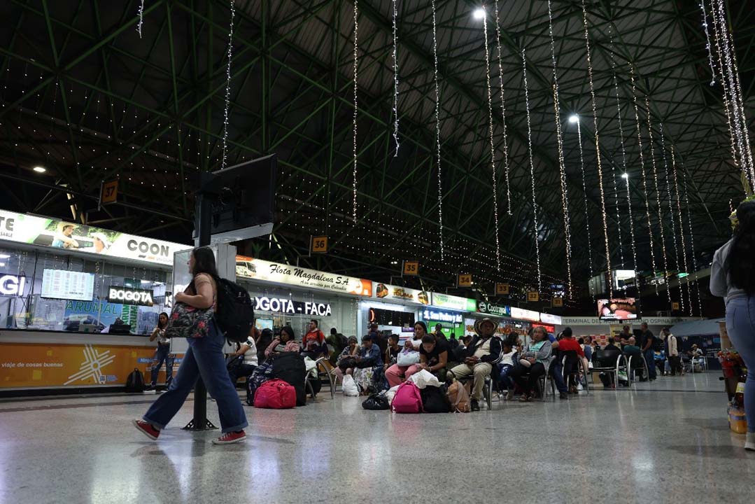 Imagen de terminal en Navidad