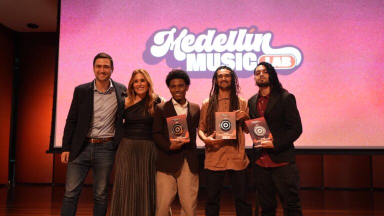 Imagen ganadores de Medellín Music Lab