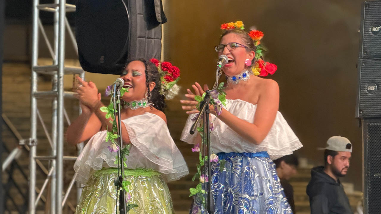 Imagen grupo de folclor cantando