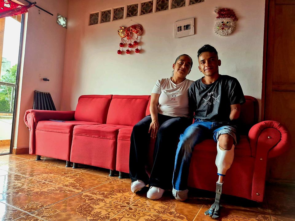 Imagen prótesis creada en Medellín por egresados del ITM CON YULI