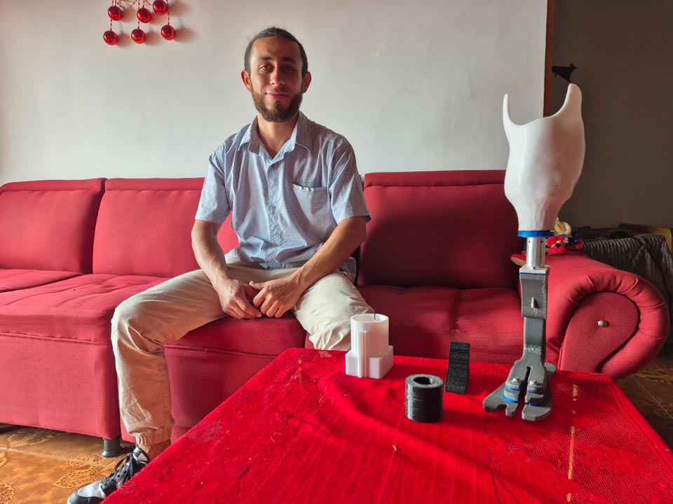 Imagen prótesis creada en Medellín por egresados del ITM JOHN