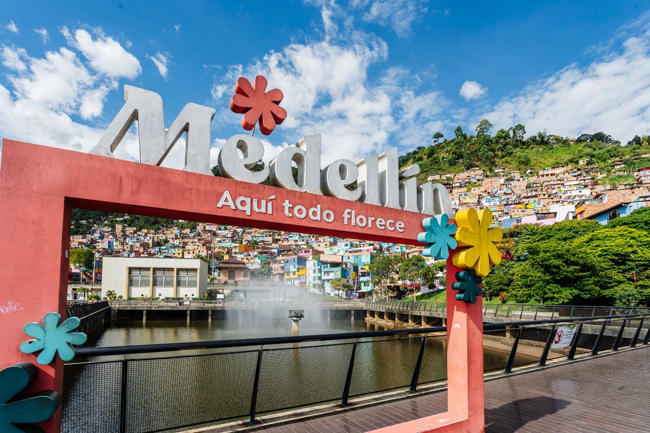 Parte del nororiente de Medellín