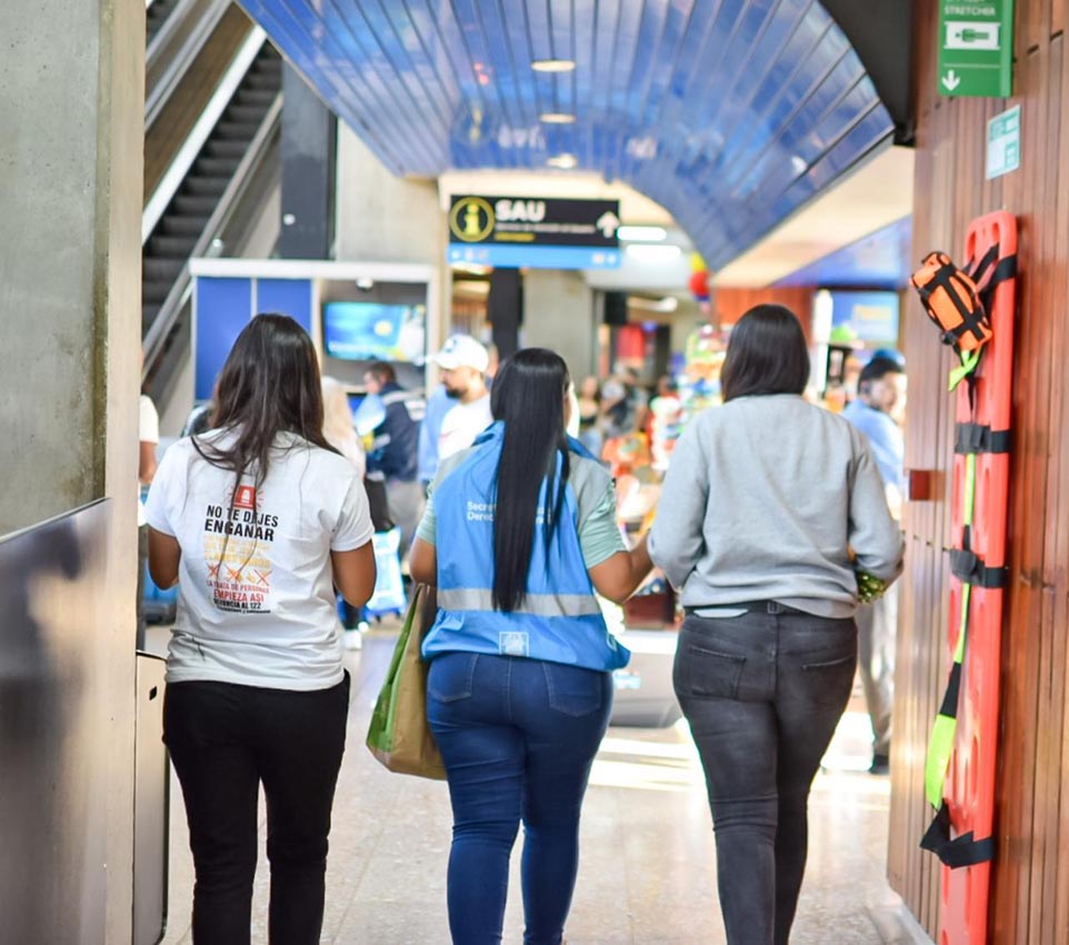 Acciones contra la trata de personas