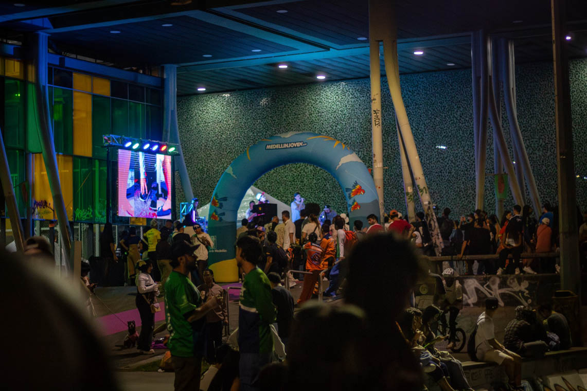 Imagen de concierto en el marco de Medellín Joven