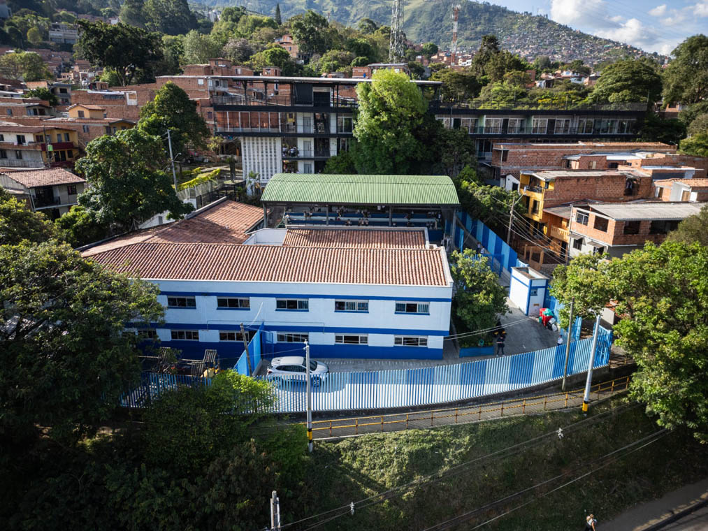 Imagen panorámica de colegio