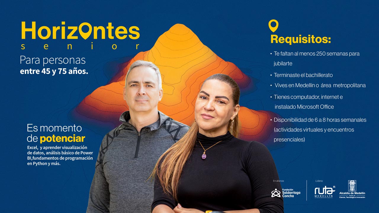 Ruta N crea nuevo programa de formación para mayores de 45 años Ruta N crea nuevo programa de formación para mayores de 45 años