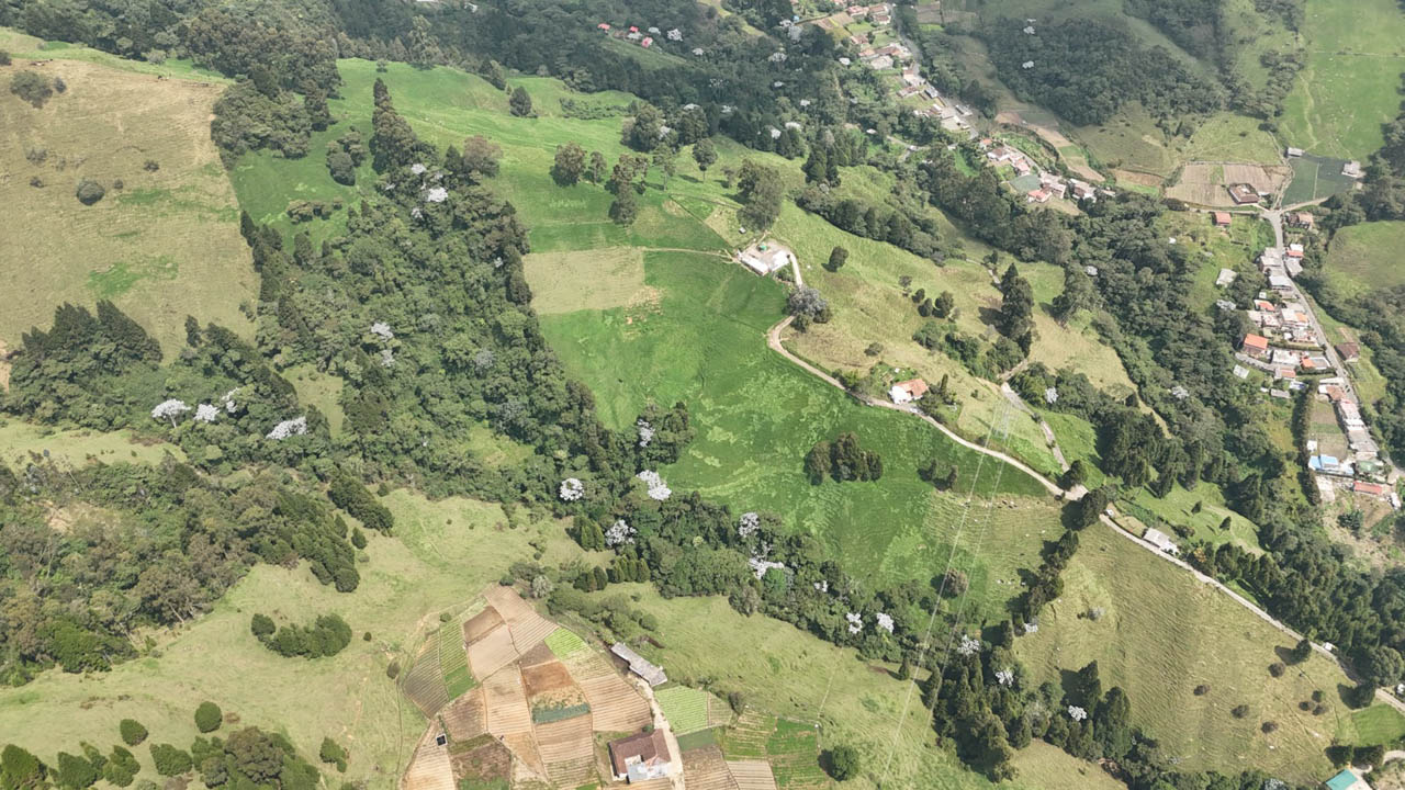 Imagen panorámica de zona rural