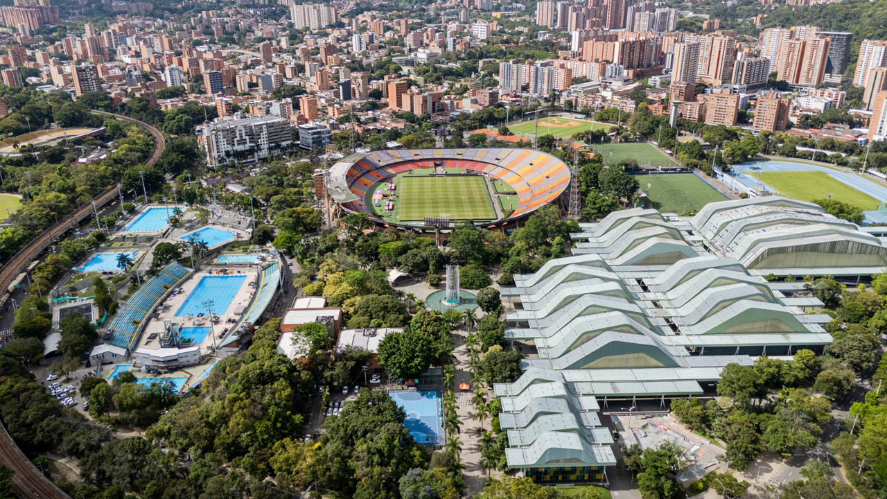 Imagen panorámica del Estadio Atanasio Girardot