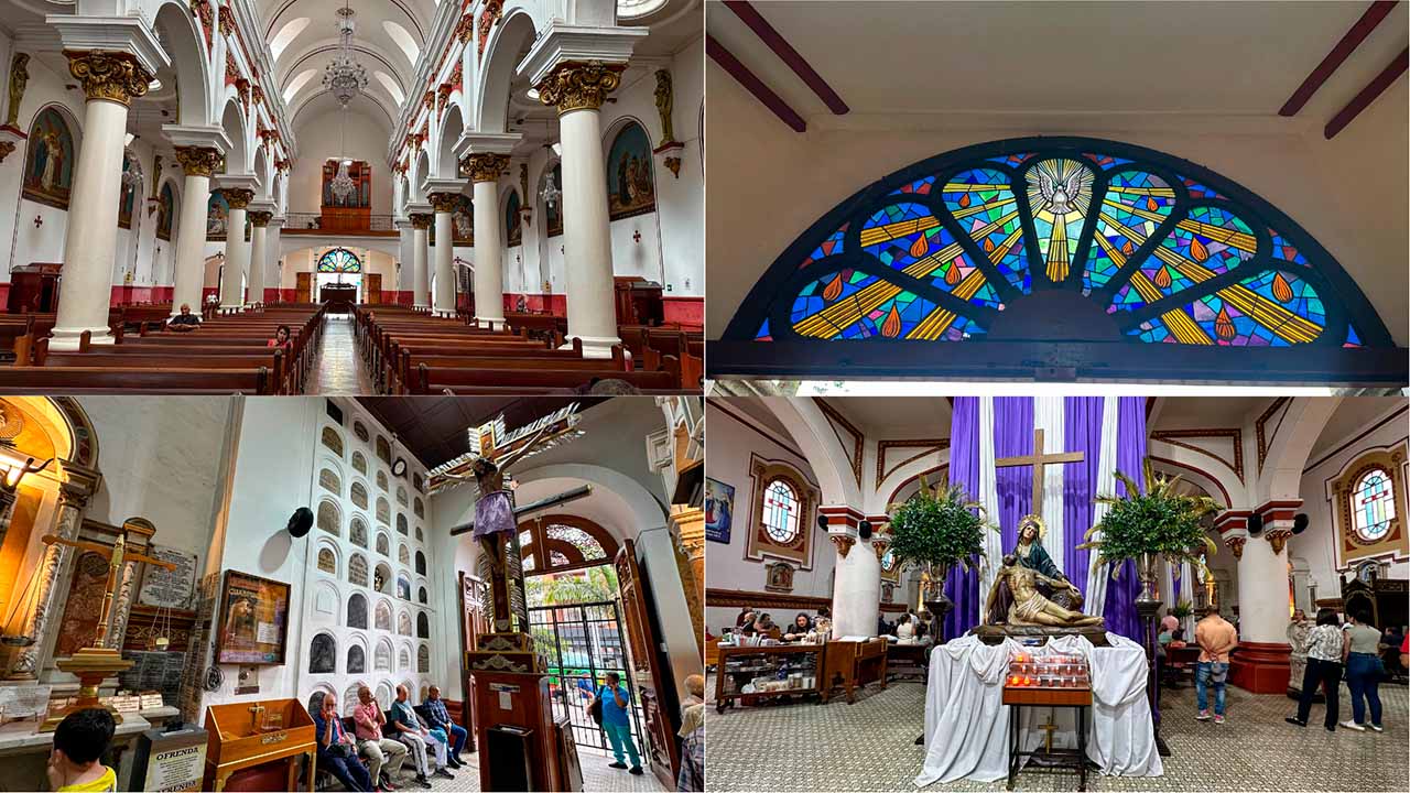 Interior iglesias en el centro de la ciudad